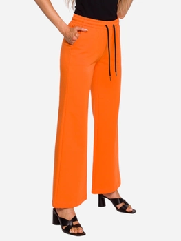 Spodnie sportowe damskie Made Of Emotion M675 XXL Pomarańczowe (5903887665322)