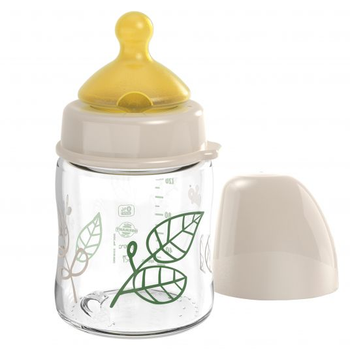 Скляна пляшка 120 мл. з широкою горловиною Cherry Green Серія латекс S Nip 4000821351165 35116