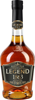 Бренди ординарный Legend 1863 0.5 л 36% (4820256580554)