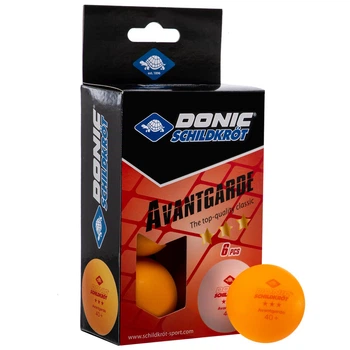 Набор мячей для настольного тенниса SP-Sport Schildkröt Avantgarde Game 658038 3 Star 6 мячей Orange