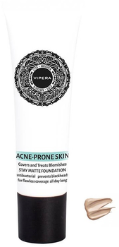 Тональний флюїд Cos-Medica Vipera Acne Prone Skin Stay Matte Foundation 02 Natural 25 мл (5903587750021)
