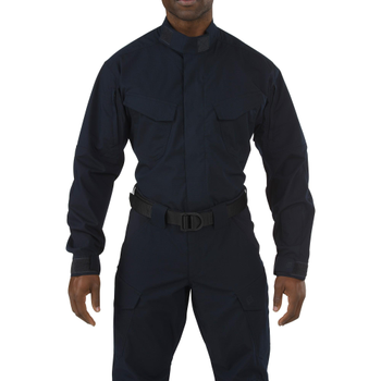 Рубашка тактическая 5.11 STRYKE™ TDU® LONG SLEEVE SHIRT 2XL Dark Navy