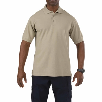 Футболка Поло з коротким рукавом 5.11 Tactical Professional Polo - Short Sleeve M Silver Tan