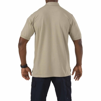 Футболка Поло тактична з коротким рукавом 5.11 Tactical Professional Polo - Short Sleeve M Silver Tan