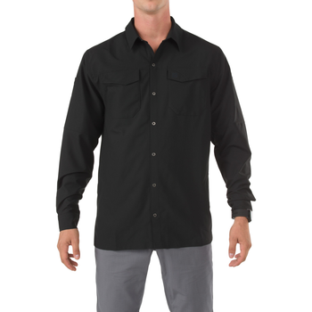Рубашка тактическая с длинным рукавом 5.11 FREEDOM FLEX WOVEN SHIRT - LONG SLEEVE M Black
