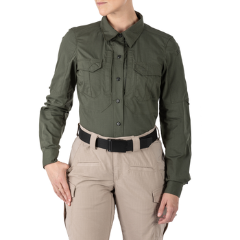 Рубашка тактическая женская 5.11 Tactical Women’s Stryke™ Long Sleeve Shirt XS TDU Green