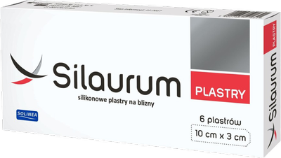 Силиконовый пластырь от шрамов Silaurum 10 x 3 см 6 шт (5902768521733)