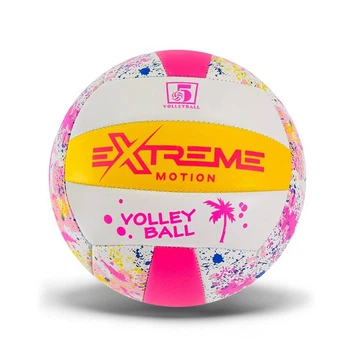 Мяч волейбольный Extreme Motion № 5 для начинающих и любителей яркий 280 г. Pink