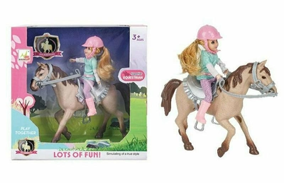 Лялька Askato з конем та аксесуарами 15 cм (6901440120904)