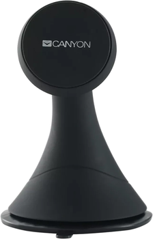 Автодержатель для телефона магнитный CANYON Black (CNE-CCHM6)