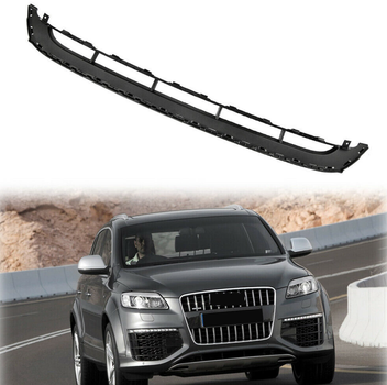 Решетка в бампер AVTM AUDI Q7 10-15 средняя черная кроме S-Line Ауди Ку7 АМ0052688