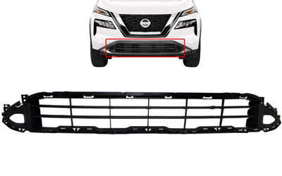Решітка в бампері Nissan Rogue/X-Trail 20- (T33) середня EUR, чорна текстура, (622546RA0A), (185081919)