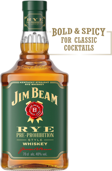 Віскі Jim Beam Rye 4 роки витримки 0.7 л 40% (5060045582263)