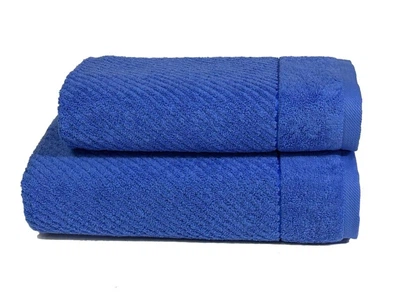 Полотенце Parisa. Jacuard Cotton синего цвета-70х140