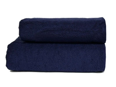 Полотенце Parisa. Flat Cotton темно-синего цвета-50х90