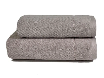 Полотенце Parisa. Jacuard Cotton серого цвета-50х90