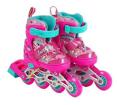 Роликовые коньки Best Roller 26-28 15-16.5 см Pink (153148)