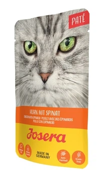 Консервированный корм Josera Cat Pate Chicken with Spinach Паштет для взрослых кошек с курицей и шпинатом 85 г (4032254750055)