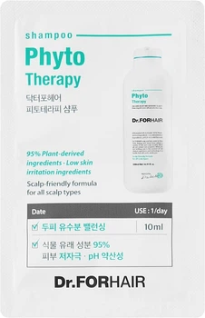 Фітотерапевтичний шампунь для чутливої ​​шкіри голови - Dr.FORHAIR Phyto Therapy Shampoo (пробник) 10ml (10ml)