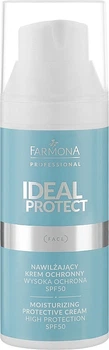 Зволожувальний захисний крем SPF50 - Farmona Profesional Ideal Protect Moisturizing Protective Cream SPF50 50ml