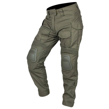 Мужские брюки G3 с наколенниками / Штаны рип-стоп с тефлоновым покрытием олива размер 3XL