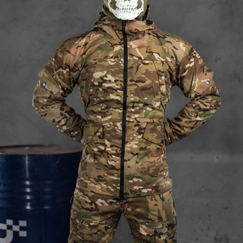 Мужская демисезонная Куртка Routine с функциональными Карманами и Липучками под шевроны рип-стоп мультикам