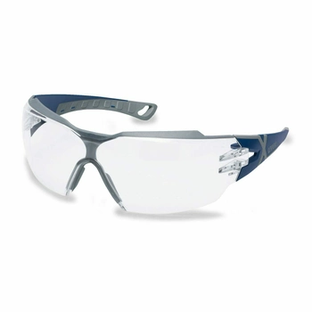 Очки тактические защитные Uvex Pheos CX2 Clear, blue/grey оправа (176050)