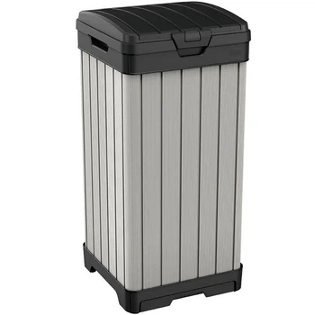 Контейнер для сміття Keter Rockford Waste Bin сірий 125 л 236996