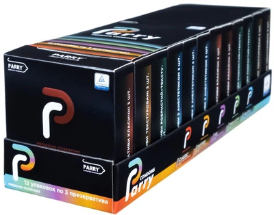 Презервативи Parry Premium Assorted 12 пачок по 3 шт (ROZ6400230275)
