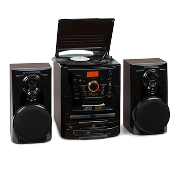 Стереосистема 388 Franklin DAB+ Виниловый проигрыватель BT AUX USB