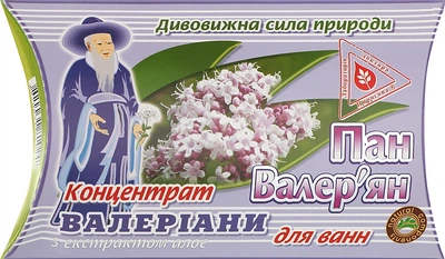 Концентрат валерьяны с экстрактом алоэ для ванн "Пан Валерьян" - Лаборатория Доктора Пирогова 450g (332929-31102431)