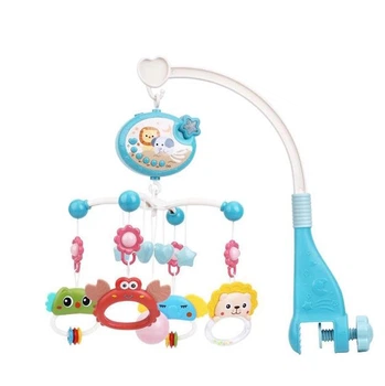 Музыкальный мобиль на кроватку WToys звездное небо - Синий-01 (882)