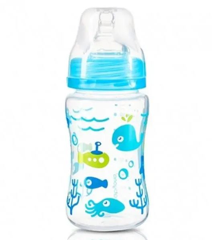 Пляшечка антиколікова BabyOno 240 мл - 01 Синя (869)