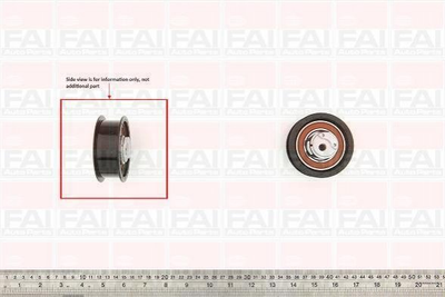 Натяжний ролик ременя ГРМ Fischer Automotive One (FA1) T9493 Skoda Felicia; Volkswagen Polo, Caddy 028109243G, 028109243D