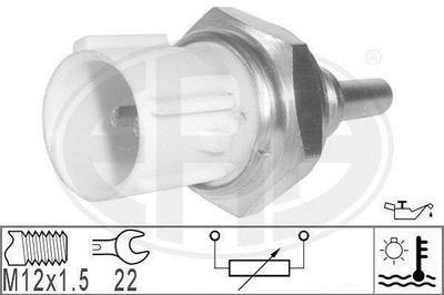Датчик температури рідини, що охолоджує ERA 330803 Honda Civic, Prelude, Legend, Accord, CR-V, HR-V, Shuttle 48160P6K004, 37870PK2005, 37870PJ7003