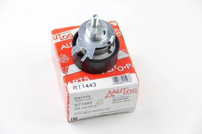 Натяжний ролик ременя ГРМ AUTLOG RT1443 Volkswagen Golf, Polo, Caddy, Bora; Seat Leon, Ibiza, Cordoba, Toledo; Skoda Fabia, Octavia, Roomster; Audi A2 036109243AB, 036109243AD, 036109243E