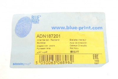 Рулевые тяги BLUE PRINT ADN187201 Renault Kangoo, Clio; Nissan Kubistar 4852100QAG, 4852100QAGSK, 7701472120