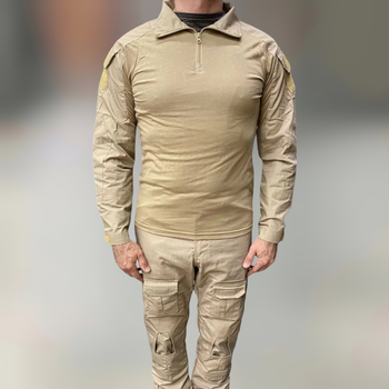 Армейская Кофта Убакс, Койот, коттон (хлопок), размер M, Combat, тактическая рубашка Убакс