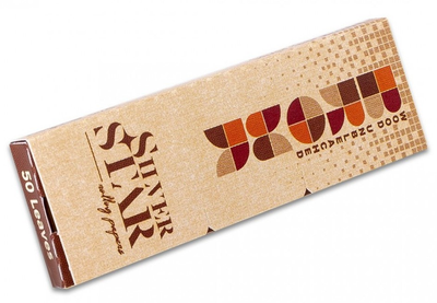Цигарковий папір Silver Star Brown Wood Unbleached