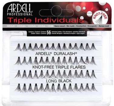 Накладні вії Ardell Triple Indiciduals Long Black (074764664976)