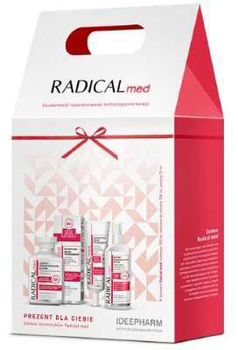 Zestaw przeciw wypadaniu włosów Ideepharm Radical Med Szampon 300 ml + Odżywka 200 ml + Scrub 75 ml (5902082213857)