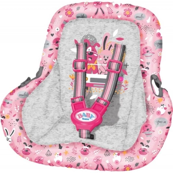 Fotelik samochodowy dla lalki Baby Born Car Seat Pink (4001167832431)