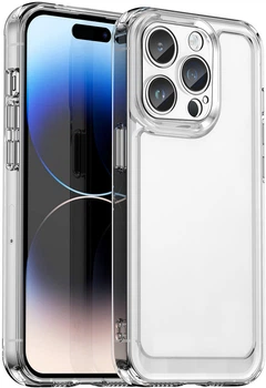 Силиконовый чехол Space iPhone 14 Pro Max (прозрачный) (35365)