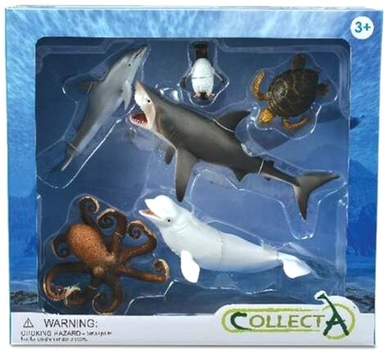 Zestaw figurek Collecta Zwierzęta Morskie 6 szt (4892900898681)