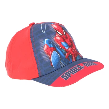 Детская кепка Человек Паук Spiderman 56 см 100% хлопок красная