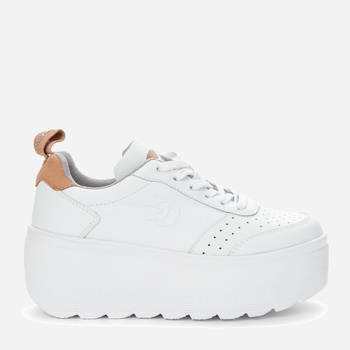 Sneakersy damskie na wysokiej platformie Grunberg 147564/11-01E 40 26 cm Białe (4255679955915)