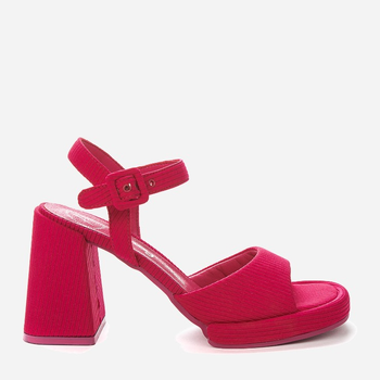 Eleganckie sandały damskie na obcasie BETSY 947023/01-03E 37 24.2 cm Różowe (4255679932466)