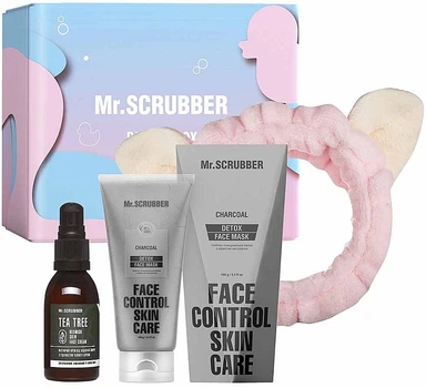 Набор - Mr.Scrubber Pure & Detox (f/mask/100g + f/cr/55ml + ass/1/pcs) (928793-27062883)