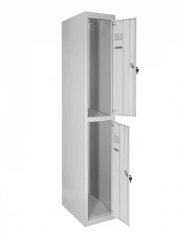 Шафа металева для одягу дворівнева LEVMETAL ШОМ 2/30/1 (180х30х50)