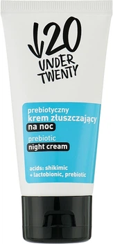 Пробіотичний відлущувальний крем на ніч - Under Twenty Anti! Acne 50ml (1232760-133238)